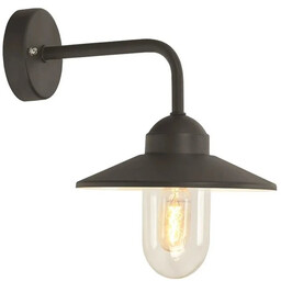 Norlys - Vansbro Zewnętrzna Lampa Ścienna Czarna