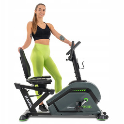 Rower treningowy elektromagnetyczny poziomy stacjonarny rowerek leżący