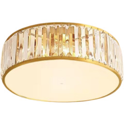 Vetro - plafon kryształowy 50cm złoty