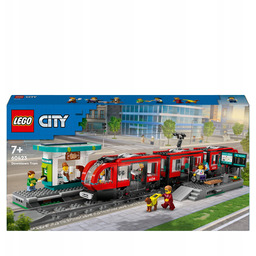 Lego City Tramwaj miejski ze stacją 60423