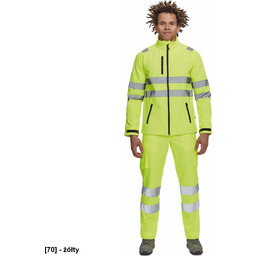 MURCIA HV - kurtka softshellowa - żółty M