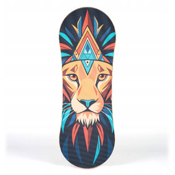 Trickboard Balance Board Large Lion z korkowym wałkiem