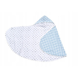 Motherhood Ręcznik muślinowy 65x130cm Statki Niebieskie