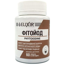 Fitojod, Ochrona Tarczycy, Elixir, 60 tabletek