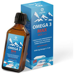 MyVita Omega 3 Max w płynie, 100 ml