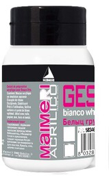 Gesso grunt akrylowy biały 500ml Maimeri
