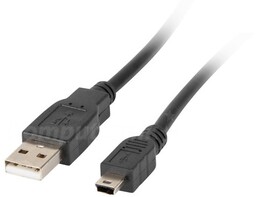 Lanberg kabel mini USB - USB-A M/M 2.0