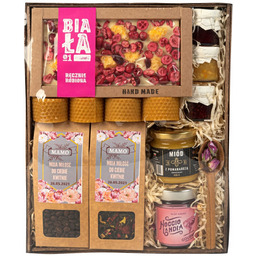 Duży Kosz Prezentowy Na Dzień Mamy Naturalny Box