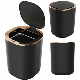 Kosz Na Śmieci Łazienkowy Do Toalety Bezdotykowy 12L