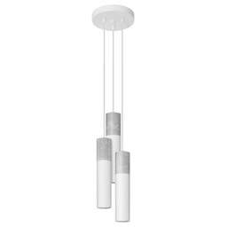 Sollux Nowoczesna lampa wisząca SL.1080 kaskada tuby szare