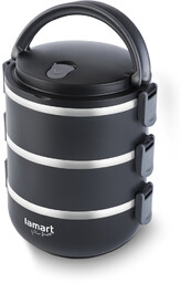Lamart LT6023 pojemnik termiczny 3 poziomy Temp, czarny
