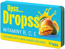 Triggy Upss Dropss, witaminy B, C, E, smak