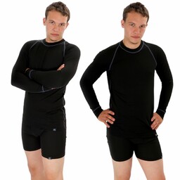 TERMO NANO T-shirt długi rękaw .męskie .5XL .czarny