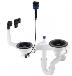 DEANTE ZXY N973 Osprzęt space-saver nero do zlew