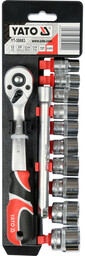 Yato KOMPLET NASADEK Z AKCESORIAMI 3/8", 12CZ
