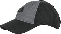 Helikon-Tex Logo Cap -Polycotton Ripstop- Black/Shadow Grey B