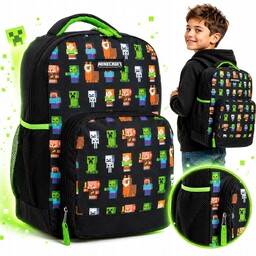 Plecak Szkolny Minecraft Plecak Dla Dzieci Do Szkoły