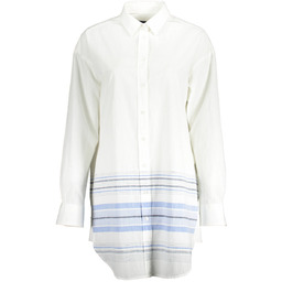 KOSZULA Z DŁUGIM RĘKAWEM GANT DAMSKA BIAŁA