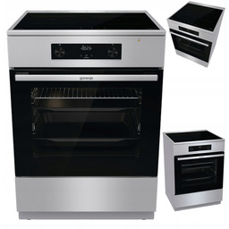 Kuchnia indukcyjna Gorenje GEIT6C60XPG Srebrna Grill Pizza AirFry