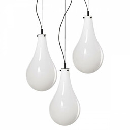 Jadalniana lampa wisząca STILLA 11162302 Kaspa potrójna biała