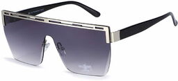 Stylion Damskie okulary przeciwsłoneczne Glamour półramkowe kwadratowe pełne