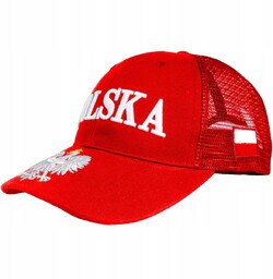 Czapka Z Daszkiem Z Haftem Polska 3D Orzeł