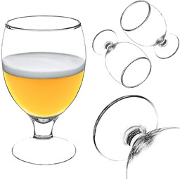 Kufle do piwa i zimnych napojów Forio 370