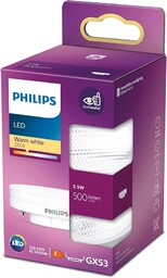 Philips LEDclassic lampa zastępuje 40 W, GX53 ciepła