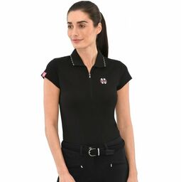 Spooks Koszulka damska OLIVIAH POLO - black