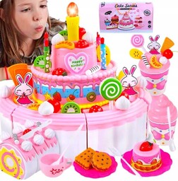 TORT PIĘTEOWY DLA DZIECI ŚWIECZKI NA TORT ROLADA
