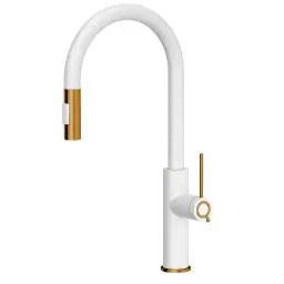 Quadron Jennifer Q Line Slim 3623510WHMP Snow white/Miedź