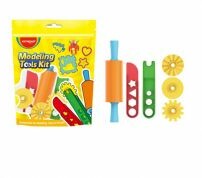 Zestaw narzędzi do ciastoliny wałek nożyk 3 kółka