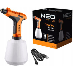 Neo Opryskiwacz Akumulatorowy 3,6V ogrodowy do roślin micro-USB