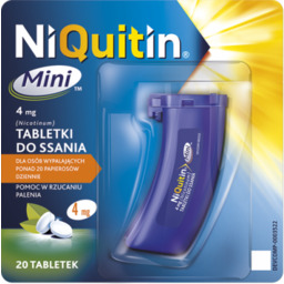 NIQUITIN MINI - 4 mg x 20 tabletek