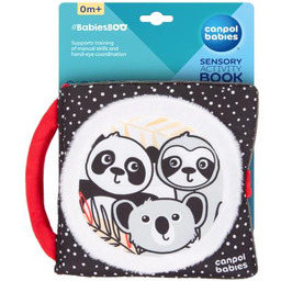 CANPOL BABIES Sensoryczna książeczka manipulacyjna BabiesBoo Panda 68/088