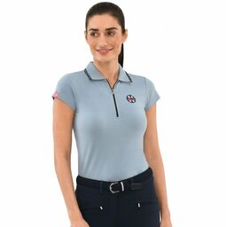 Spooks Koszulka damska OLIVIAH POLO - dusty blue