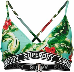 Superdry Vintage Surf Logo Bikini Top Stroje kąpielowe