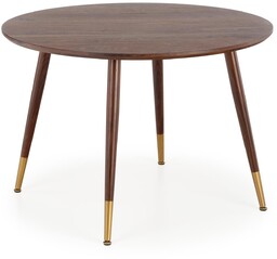 Stół okrągły domenico orzech (fi-110 cm) halmar
