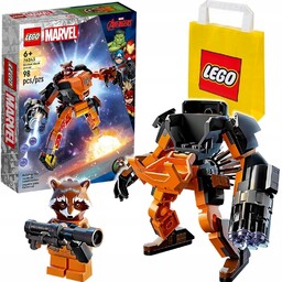 Lego Avengers 76243 Figurka Zbroja Rocketa Robot