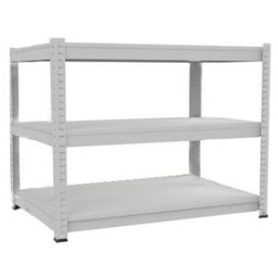 Metalowy regał magazynowy wciskany RMM307 MALOW głęboki 70cm