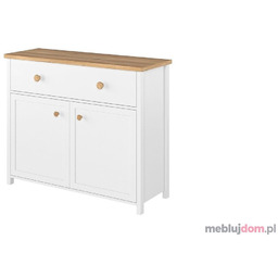 Komoda dziecięca STORY SO-05 Biały + Dąb