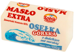 Sobik - Masło ekstra z dodatkiem soli morskiej
