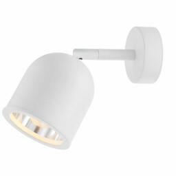 Minimalistyczny kinkiet ścienny SPARK 50930101 Kaspa regulowany biały