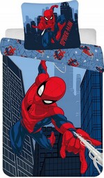 Pościel Dziecięca 160x200 Marvel Spider-man Spiderman Bawełniana