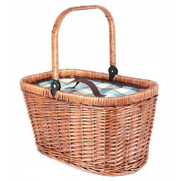 Kosz Piknikowy Wiklinowy Duży Z Termotorbą