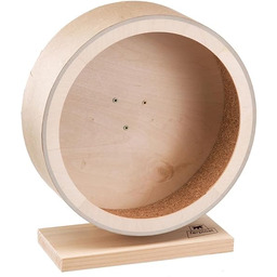 Ferplast Drewniane koło dla chomika, drewniane zabawki