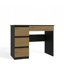 Topeshop Biurko Mijas LEWE Antracyt Dąb Artisan 4