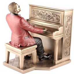 Piękna Figurka Jazzowa Pianista Veronese Prezent