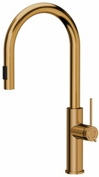 QUADRON Bateria kuchenna JENNIFER Q LINE SLIM miedziany