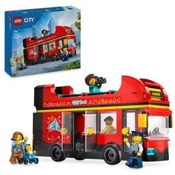 LEGO City 60407 Czerwony, piętrowy autokar